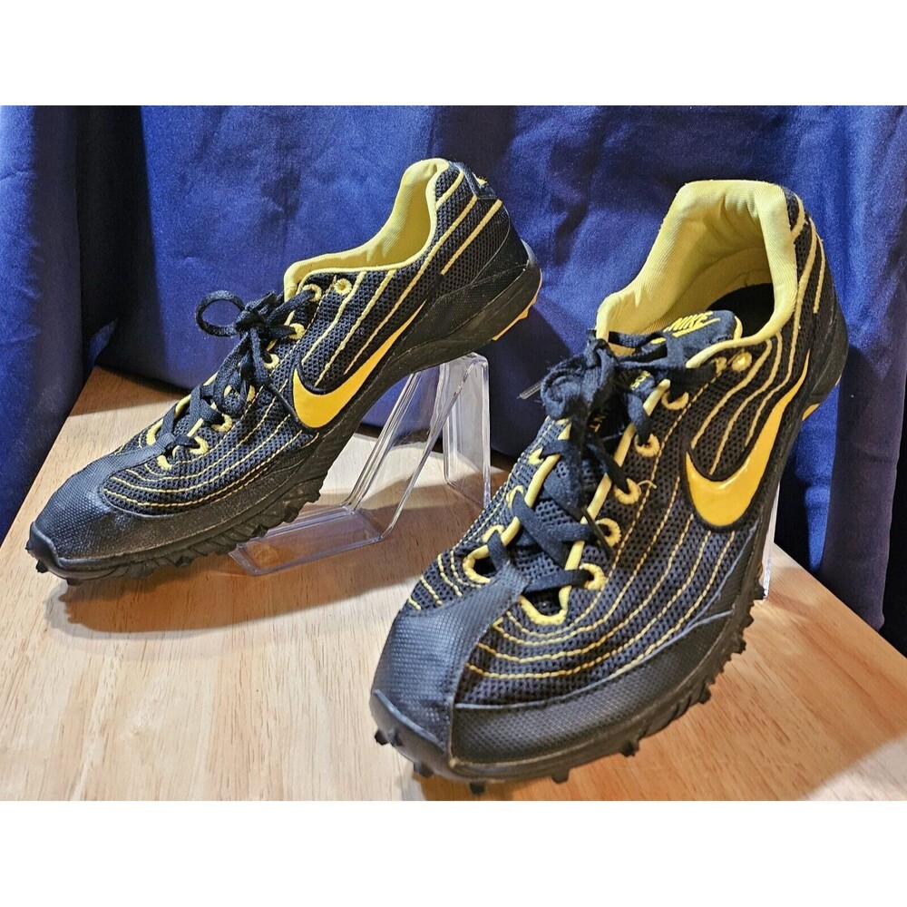 Nike Cross Country Sneakers Black And Gold Size 10.5 Used--no cleats - Picture 3 of 6